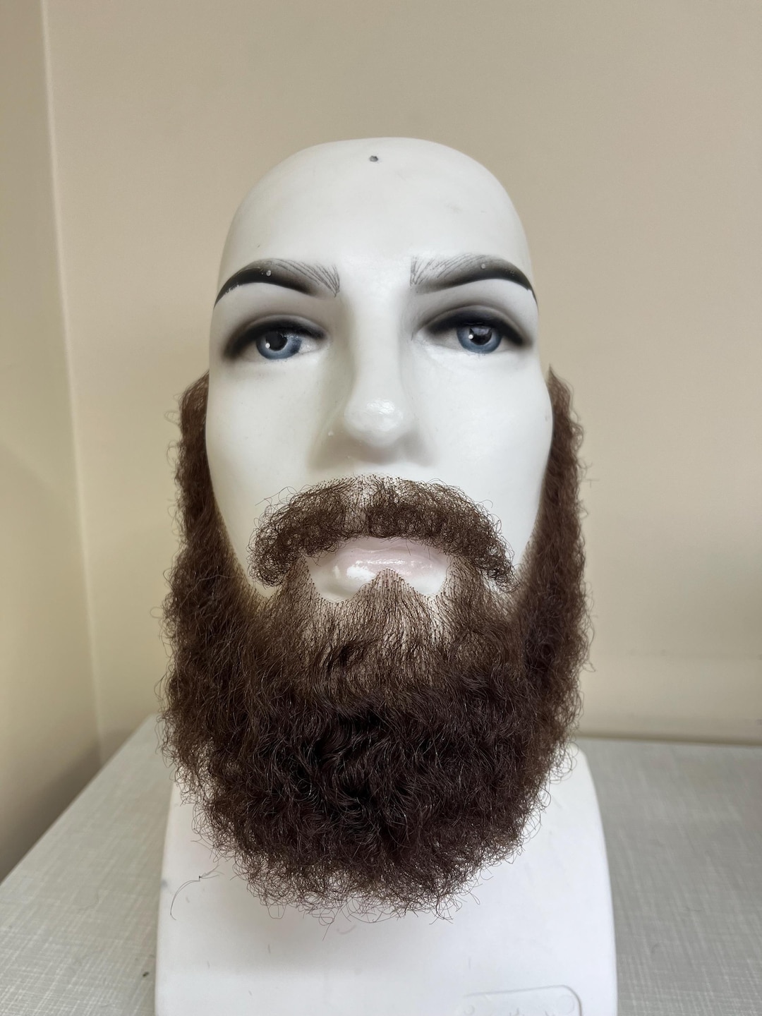 Realistic Handmade Fake Beard & Mustache Set | Lace Front | Custom ...