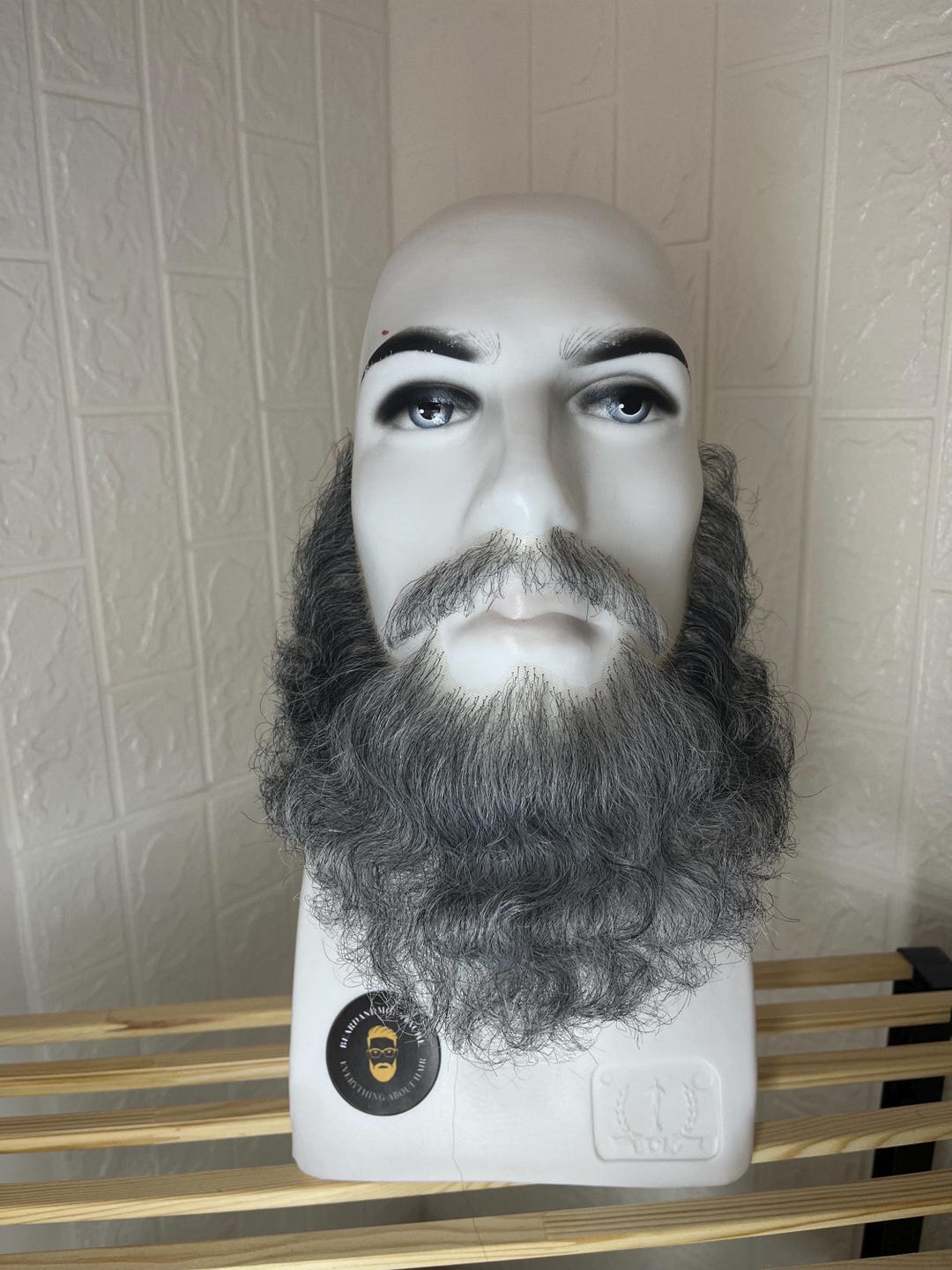 Realistic Handmade Fake Beard & Mustache Set | Lace Front | Custom ...