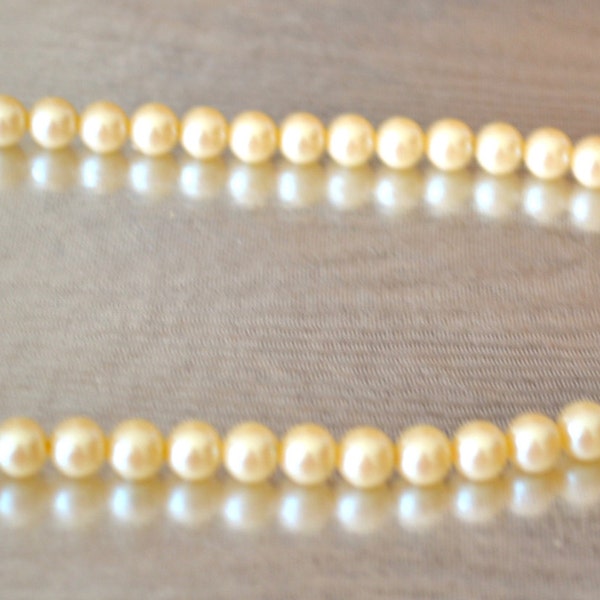 Vintage Faux Pearl Choker/Necklace, Gold Tone, Filigree Clasp, Fine Jewlery, Clearance Sale, Item No. B354