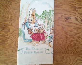 peter rabbit bath towel