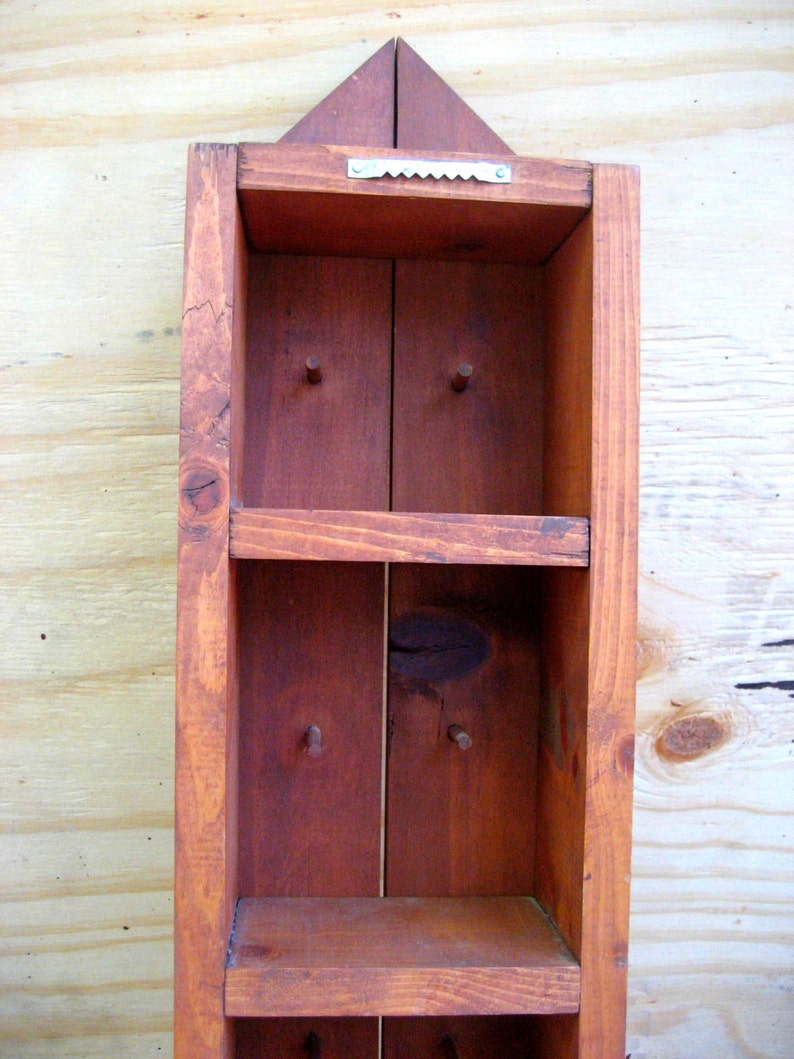 Vintage what not shelf storage shelf nic nac shelf Etsy