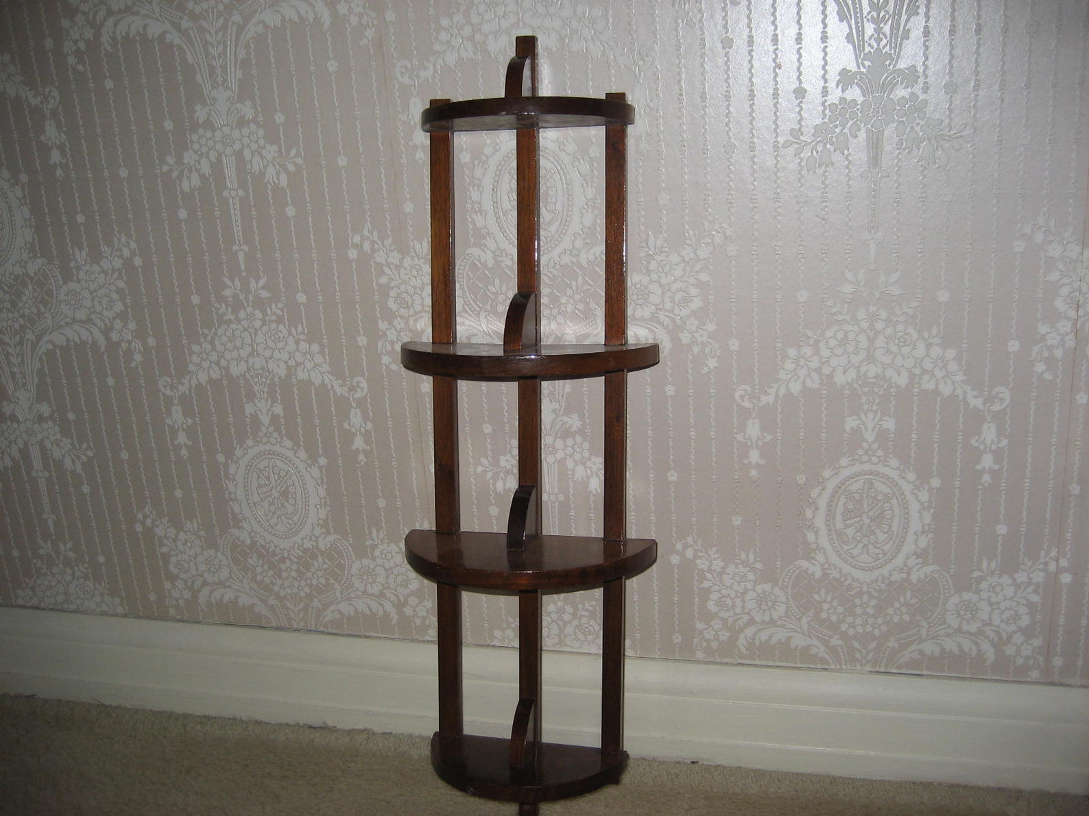 Vintage Shelf Nic Nac Shelf Knick Knack Shelf Storage What Etsy