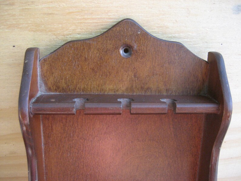 Vintage Spoon Holder Wooden Spoon Holder. Wood Spoon Holder. Etsy