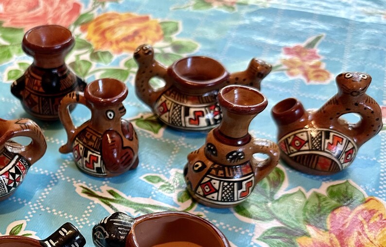 Vintage Pottery, Vintage Ceramic, Miniature Ceramic, Mexico, Mexican