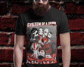 Maglietta System of a Down: maglietta Heavy Metal Mushroom People