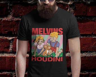 Maglietta Melvins Houdini Eyehategod High on Fire Kyuss Crowbar Electric Wizard Weedeater Bongzilla Maglietta unisex