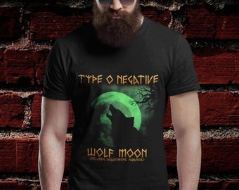 Maglietta unisex "Wolf Moon (incluso Zoanthropic Paranoid)" di tipo O negativo