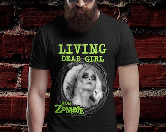 Maglietta Rob Zombie "Living Dead Girl" Shock Rock, Heavy Metal T-shirt unisex