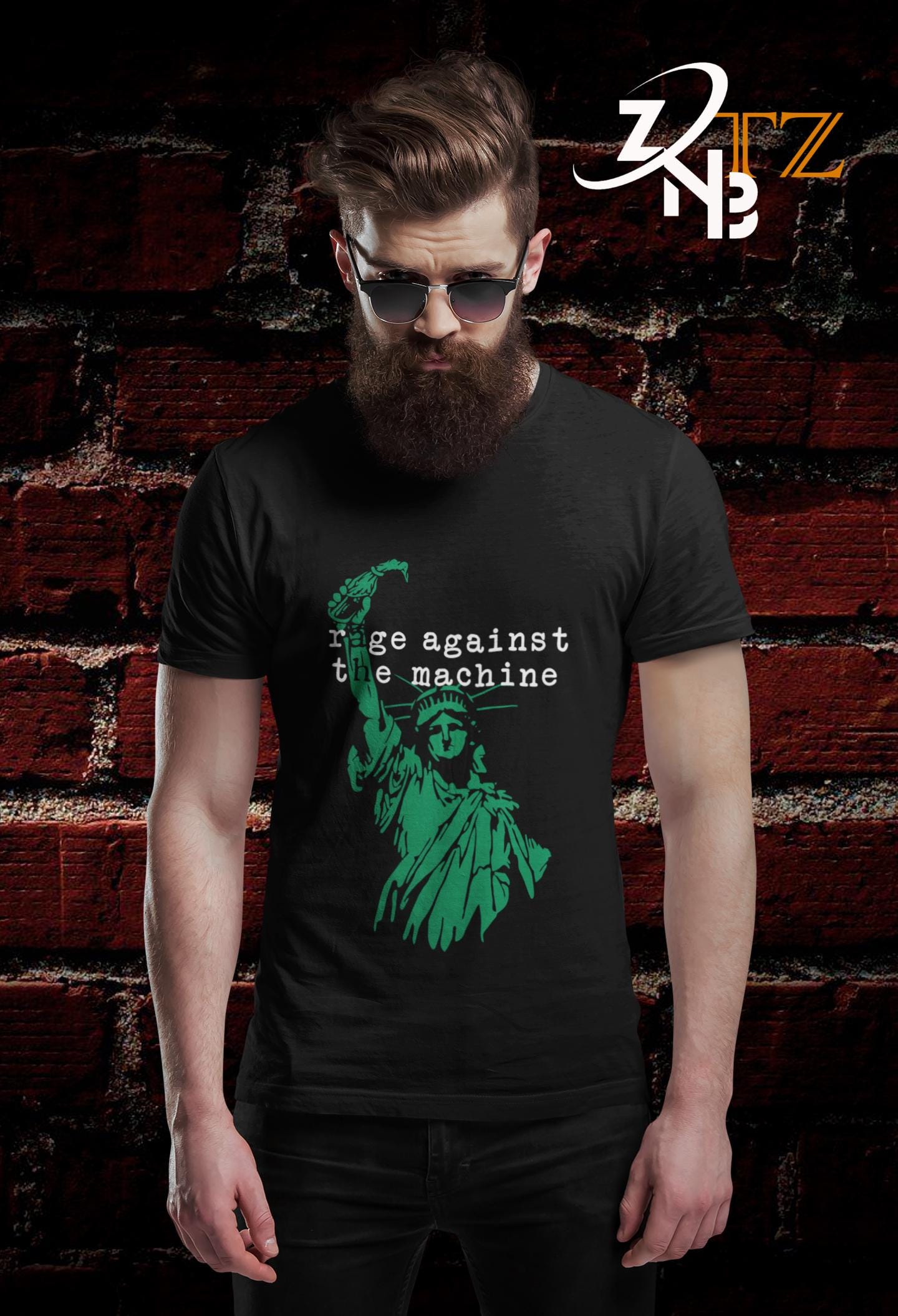 Maglietta Rage Against The Machine 'Killing In Name' Uomo, Girocollo, Stampa Digitale, Colore Nero, Taglia S