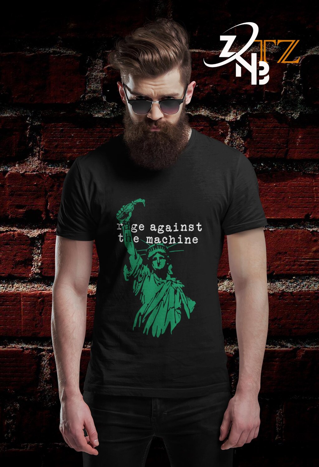 Maglietta Rage Against The Machine 'Killing In Name' Uomo, Girocollo, Stampa Digitale, Colore Nero, Taglia S