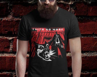 Maglietta Faith No More "Vintage King For A Day" - T-shirt unisex americana del gruppo rock