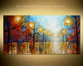 Art on canvas, balance of color and light in this sunset image, rendered moment-in-time  by Nizamas ready to hang