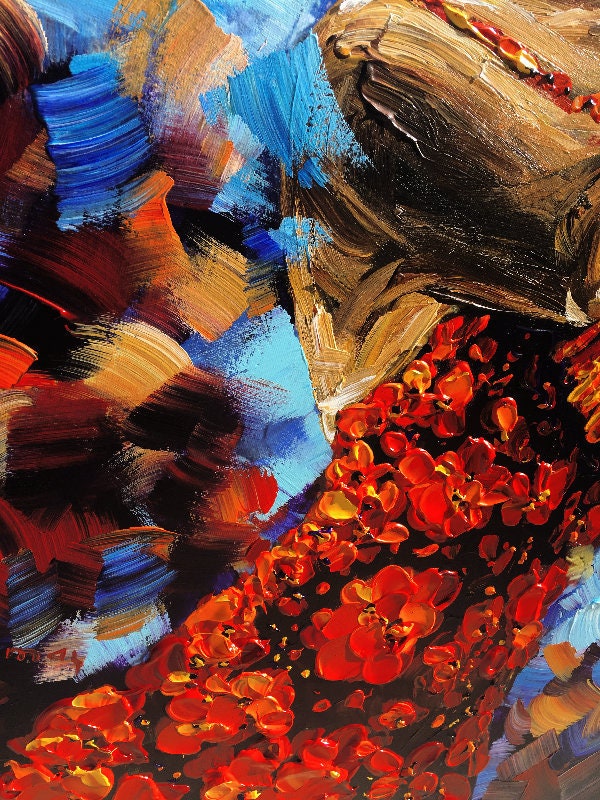 Flamenco Glamour piece of art captures the beauty of music