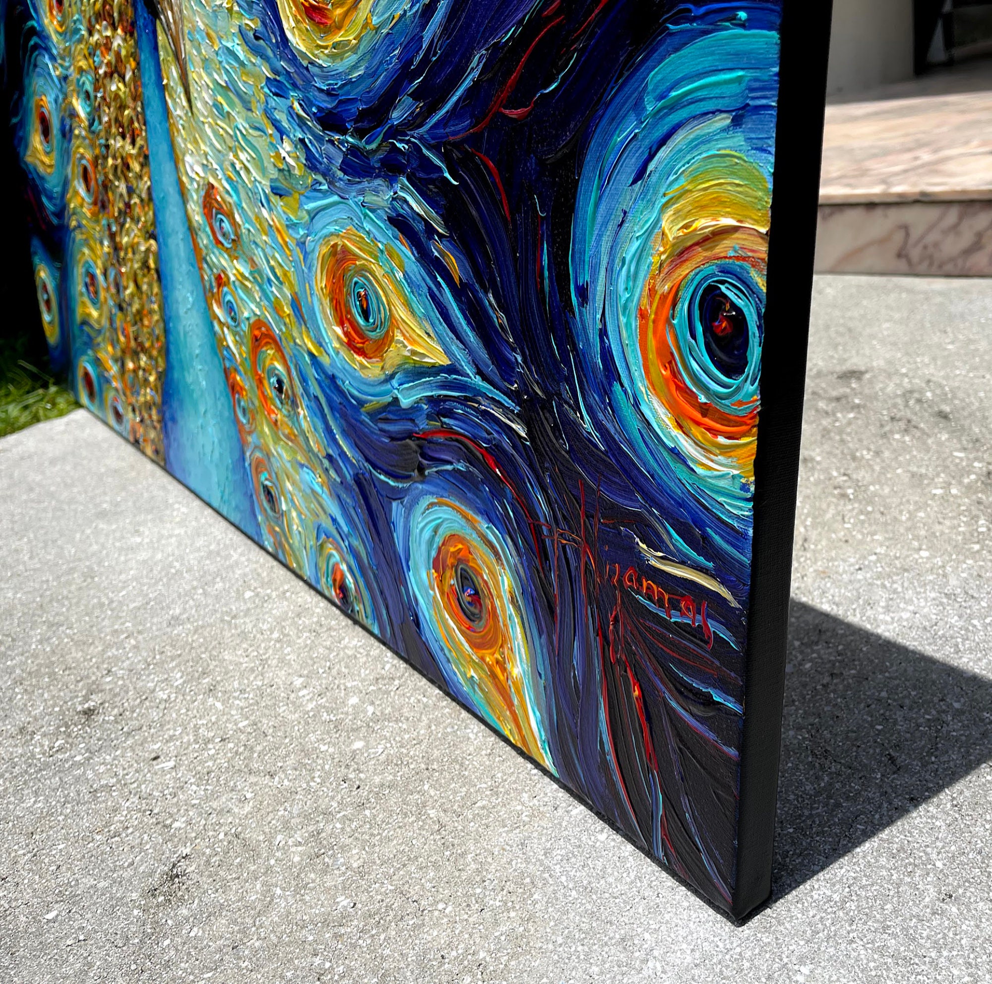 Original Abstract Painting Featuring a Simple Composition - Etsy