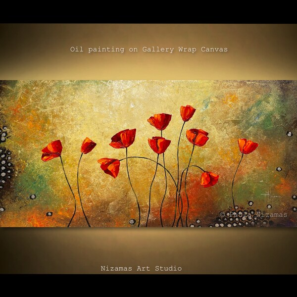 Warm Color Painting Etsy