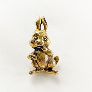 Vintage Camco Bunny Rabbit Pin | cute Easter bunny pin