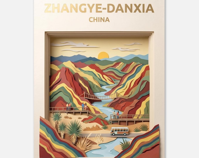 ZHANGYE-DANXIA – China | Travel poster