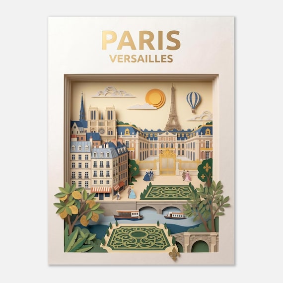 PARIS – Versailles | Travel poster