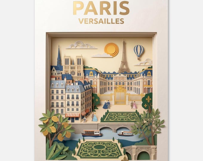 PARIS – Versailles | Travel poster
