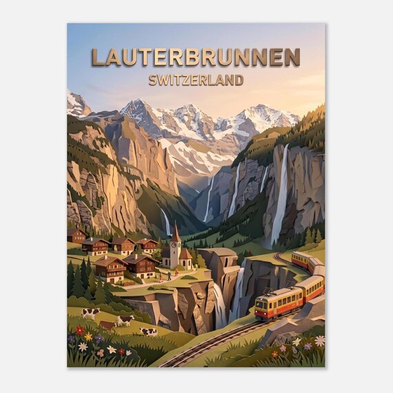 LAUTERBRUNNEN – Switzerland | Poster