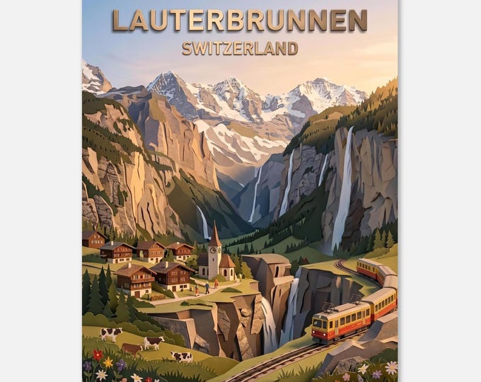 LAUTERBRUNNEN – Switzerland | Poster