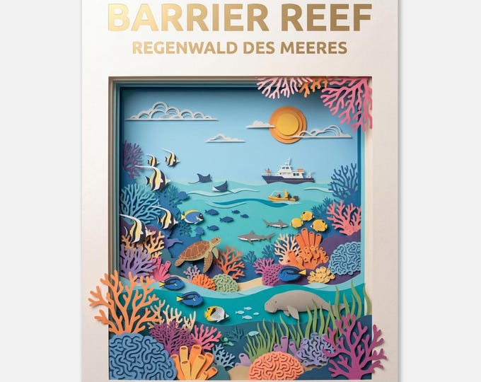 BARRIER REEF – Rainforest of the Sea | Travel Poster