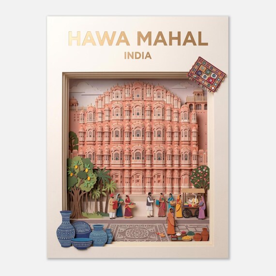 INDIA – Hawa Mahal | Posters
