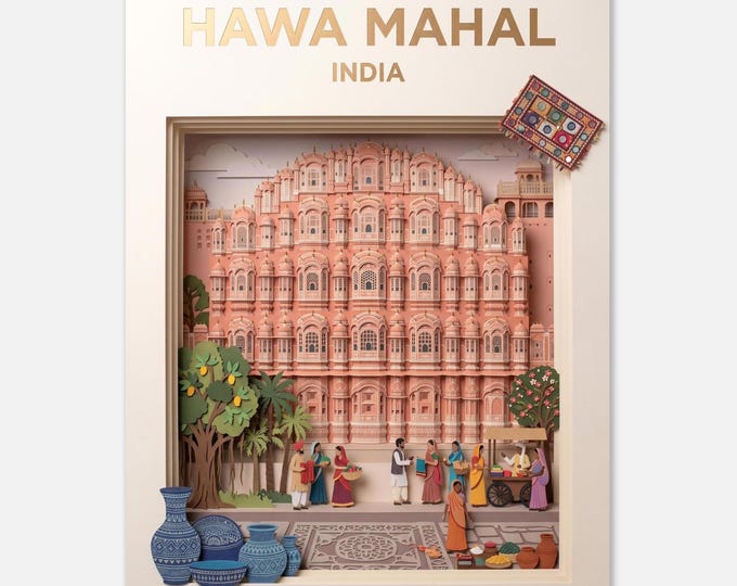 INDIA – Hawa Mahal | Posters