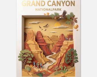 GRAND CANYON – National Park | Travel Poster