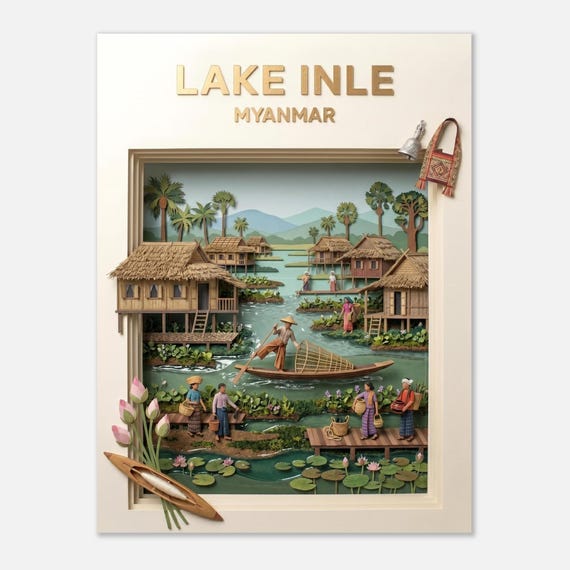 MYANMAR – Lake Inle | Posters