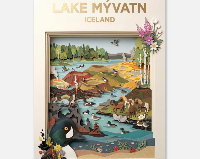 ICELAND – Lake Myvatn | Posters
