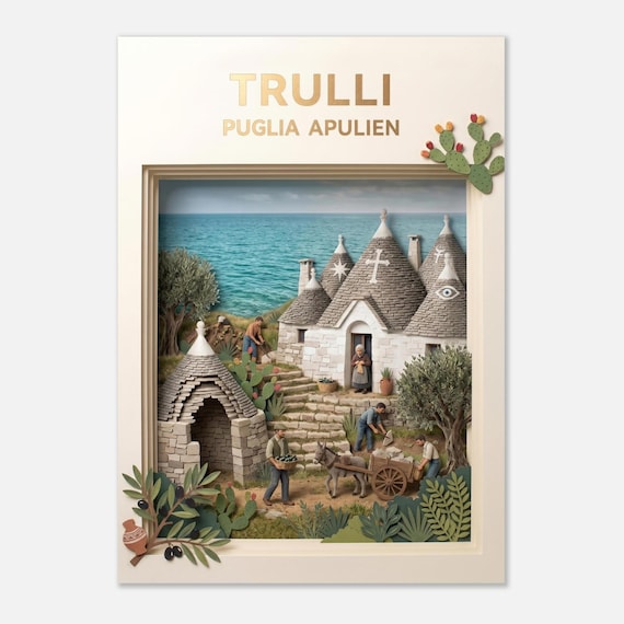 APULIA – Trulli | Poster