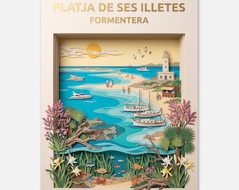 FORMENTERA – Platja de ses illetes | Posters