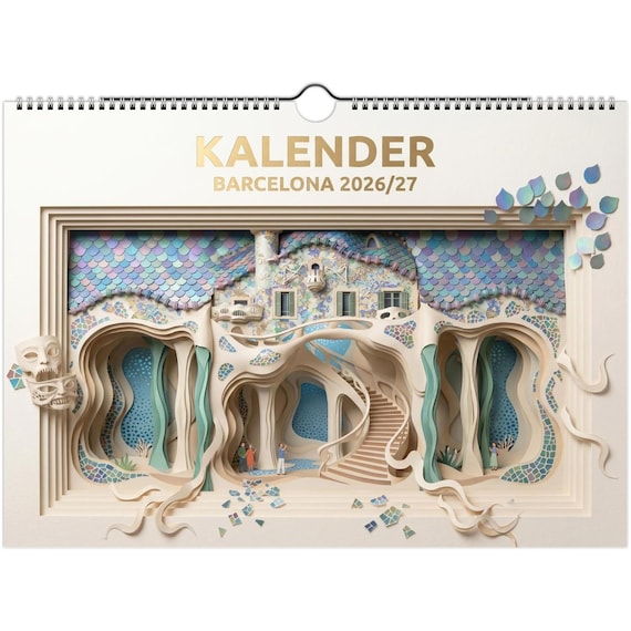 Barcelona - Wall Calendar | July 2026 to June 2027
