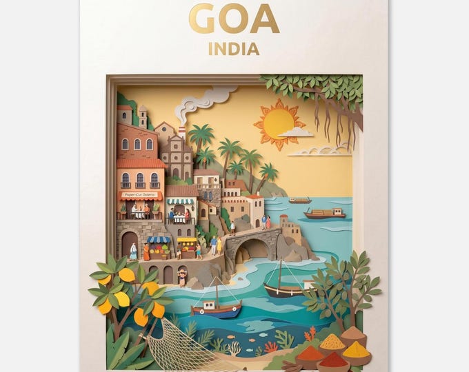 GOA – India | Travel Poster
