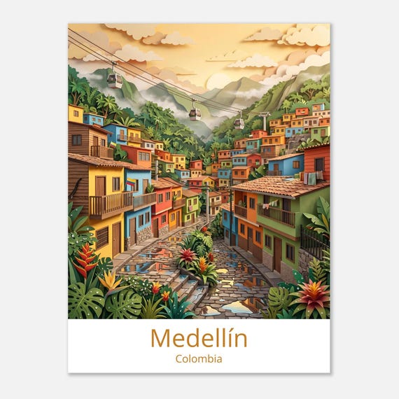 MEDELLIN – Kolumbien Wandbild