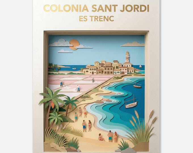 COLONIA SANT JORDI – Es Trenc | Travel poster