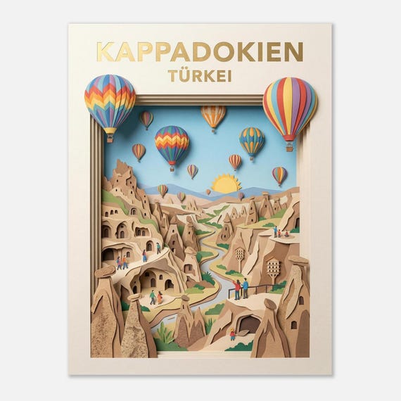 Cappadocia – Türkiye | Travel Poster