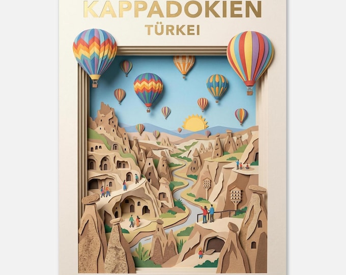 Cappadocia – Türkiye | Travel Poster