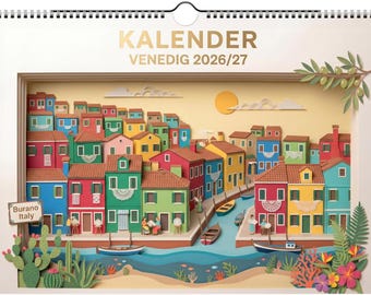 WALL CALENDAR – Venice | June 2026 to May 2027