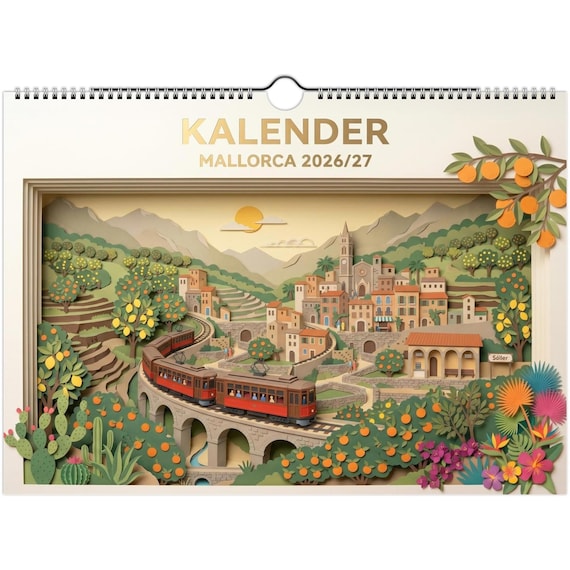Mallorca - Wall Calendar | July 2026 to June 2027