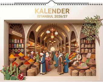 WALL CALENDAR – Istanbul | June 2026 to May 2027