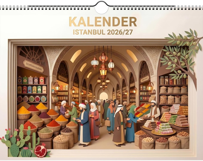 WALL CALENDAR – Istanbul | June 2026 to May 2027