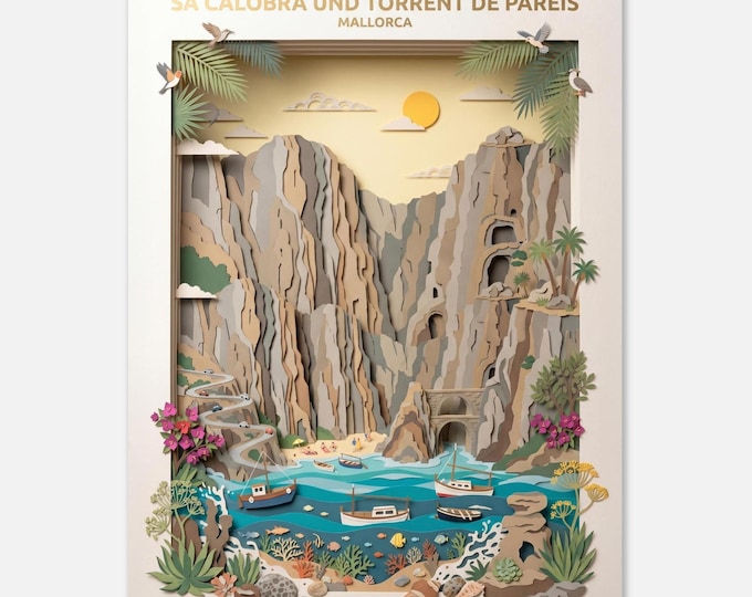 Sa Calobra and Torrent de Pareis | Mallorca | Posters