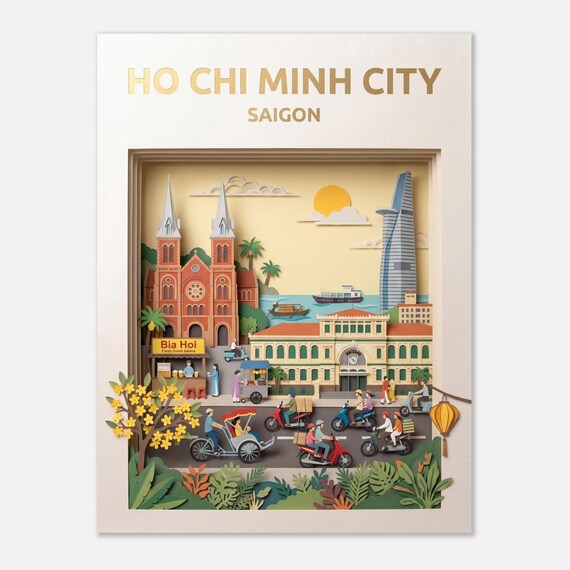 HO CHI MINH City – Saigon | Travel Poster