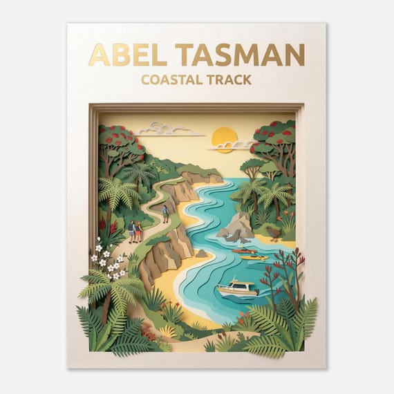 ABEL TASMAN – Coastal Track | Travel Poster
