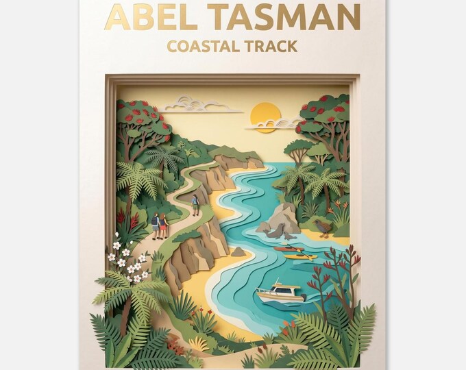 ABEL TASMAN – Coastal Track | Travel Poster