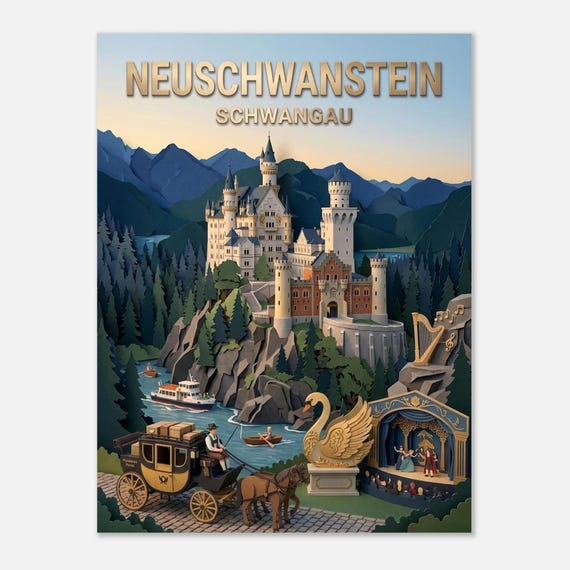 NEUSCHWANSTEIN – Fairytale Castle | Poster