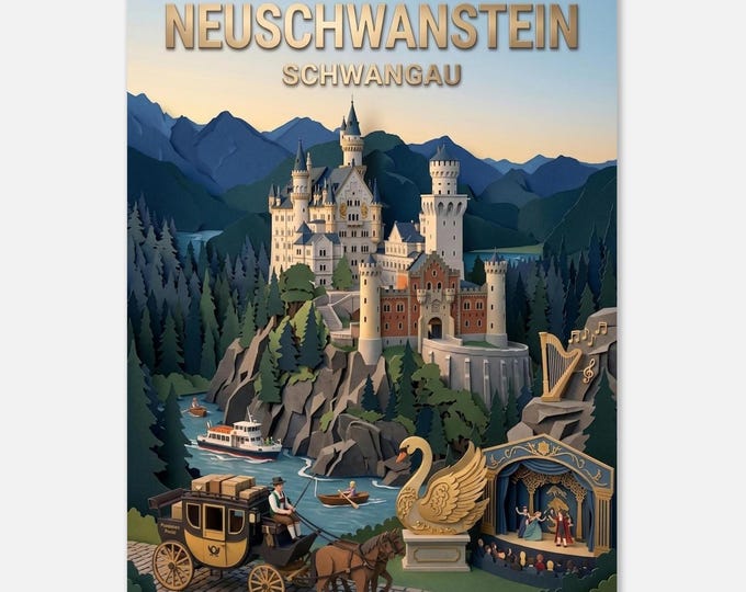NEUSCHWANSTEIN – Fairytale Castle | Poster