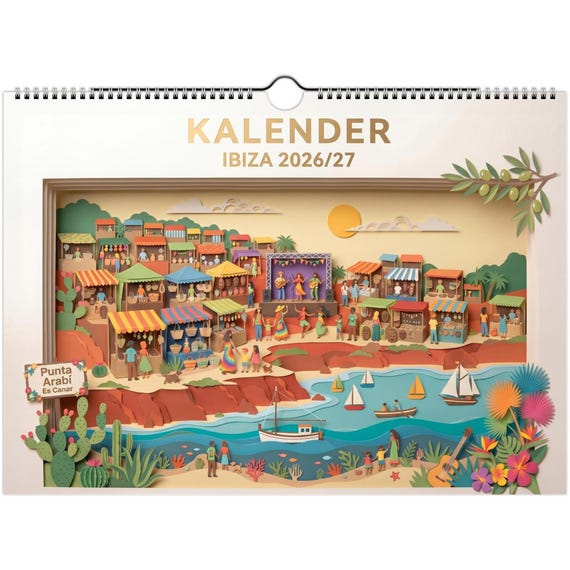 Ibiza - WALL CALENDAR | July 2026 to June 2027